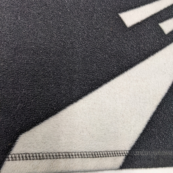 Old Navy Blanket Sherpa black with white snowflake design Christmas warm home - Picture 5 of 5